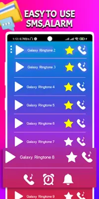 Ringtones and sms for samsung android App screenshot 1